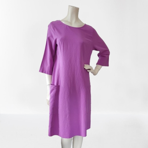 Soft Surroundings Carpe Diem Shift Dress Womens XS Lilac Orchid Purple - Picture 2 of 14